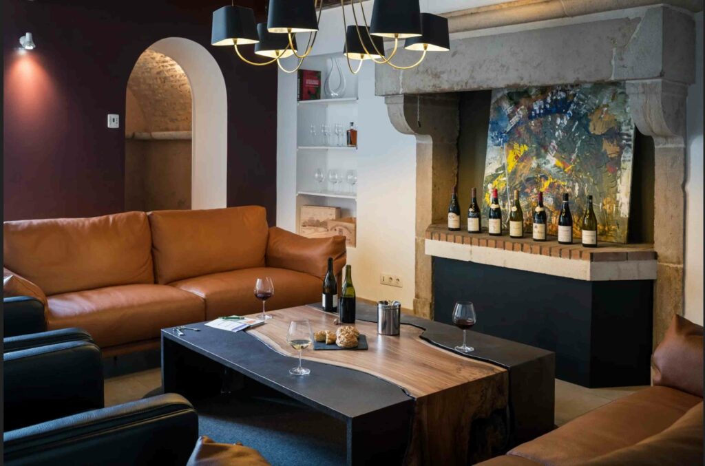 table basse unique bois massif acier